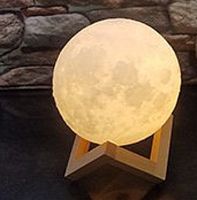 Ночник светодиодный "Луна" AD/DC Sens Dim 10См Белый картинка 